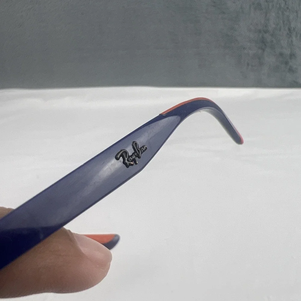 Ray-Ban RB1586 3775 Kids Eyeglasses FRAMES ONLY 49-16-130 Blue Orange Full Rim